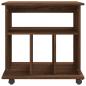 Preview: Rollschrank Braun Eichen-Optik 60x45x60 cm Holzwerkstoff
