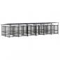 Preview: Outdoor-Hundezwinger mit Dach Stahl 11,26 m²