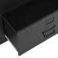 Preview: Kleiderschrank Industrial Schwarz 90x40x140 cm Stahl