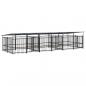 Preview: Outdoor-Hundezwinger mit Dach Stahl 11,26 m²