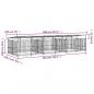Preview: Outdoor-Hundezwinger mit Dach Stahl 11,26 m²