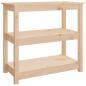 Preview: ARDEBO.de - Konsolentisch 80x40x74 cm Massivholz Kiefer
