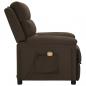 Preview: Massagesessel Dunkelbraun Stoff