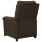 Preview: Massagesessel Dunkelbraun Stoff