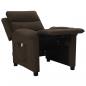 Preview: Massagesessel Dunkelbraun Stoff