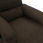 Preview: Massagesessel Dunkelbraun Stoff