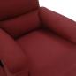 Preview: Massagesessel Weinrot Stoff