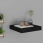 Preview: ARDEBO.de - Schweberegal Schwarz 23x23,5x3,8 cm MDF