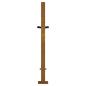 Preview: Gartentor 105x80 cm Cortenstahl Quadratisches Design