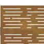 Preview: Gartentor 105x80 cm Cortenstahl Quadratisches Design
