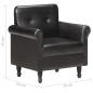 Preview: Sessel Schwarz Echtleder