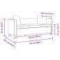 Preview: Sofa-Set Kunstleder 3-Sitzer + 2-Sitzer + Sessel Schwarz