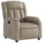 Preview: Relaxsessel Cappuccino-Braun Kunstleder
