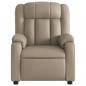 Preview: Relaxsessel Cappuccino-Braun Kunstleder
