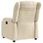 Preview: Relaxsessel Elektrisch Creme Stoff