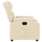 Preview: Relaxsessel Elektrisch Creme Stoff