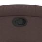 Preview: Relaxsessel mit Aufstehhilfe Dunkelbraun Stoff