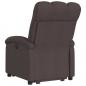 Preview: Relaxsessel mit Aufstehhilfe Dunkelbraun Stoff