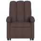 Preview: Relaxsessel mit Aufstehhilfe Dunkelbraun Stoff