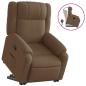 Preview: Relaxsessel mit Aufstehhilfe Braun Stoff