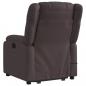 Preview: Massagesessel mit Aufstehhilfe Dunkelbraun Stoff