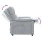 Preview: Massagesessel Hellgrau Stoff