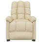 Preview: Massagesessel Creme Stoff