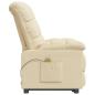 Preview: Massagesessel Creme Stoff