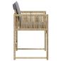 Preview: Gartenstühle mit Kissen 4 Stk. Beigemischung Poly Rattan