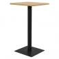 Preview: ARDEBO.de - Bistrotisch Eichefarben 70x70x107 cm