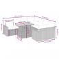 Preview: 9-tlg. Garten-Sofagarnitur mit Kissen Beige Poly Rattan
