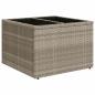Preview: 7-tlg. Garten-Sofagarnitur mit Kissen Hellgrau Poly Rattan