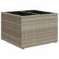 Preview: 9-tlg. Garten-Sofagarnitur mit Kissen Hellgrau Poly Rattan