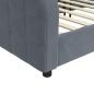 Preview: Tagesbett Dunkelgrau 90x200 cm Samt