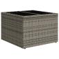 Preview: 11-tlg. Garten-Sofagarnitur mit Kissen Hellgrau Poly Rattan