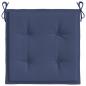 Preview: Palettenkissen 2 Stk. Marineblau 50x50x3 cm Oxford-Gewebe