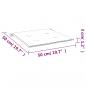 Preview: Palettenkissen 2 Stk. Marineblau 50x50x3 cm Oxford-Gewebe