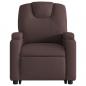 Preview: Massagesessel mit Aufstehhilfe Dunkelbraun Stoff
