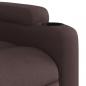 Preview: Massagesessel mit Aufstehhilfe Dunkelbraun Stoff