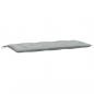 Preview: Gartenbank-Auflage Melange Hellgrau 120x50x7 cm Stoff