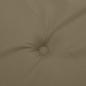 Preview: Gartenbank-Auflagen 2 Stk. Melange Taupe 180x50x7 cm Stoff