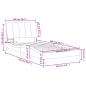 Preview: Bett mit Matratze Blau 100x200 cm Samt