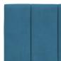 Preview: Bett mit Matratze Blau 100x200 cm Samt