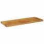 Preview: Tischplatte 80x20x3,8 cm Rechteckig Massivholz Mango
