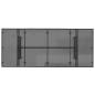 Preview: Gartentisch mit Glasplatte Braun 190x80x75 cm Poly Rattan