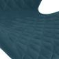Preview: Barhocker 2 Stk. Blau Samt