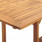 Preview: 7-tlg. Garten-Essgruppe Polypropylen und Massivholz Beige