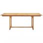 Preview: 7-tlg. Garten-Essgruppe Polypropylen und Massivholz Beige
