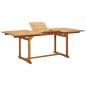 Preview: 7-tlg. Garten-Essgruppe Polypropylen und Massivholz Beige