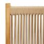 Preview: 7-tlg. Garten-Essgruppe Polypropylen und Massivholz Beige